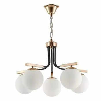 Подвесная люстра evoluce sonco sle106803-05 (evoluce) белый 570x370 см.