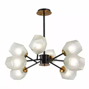 Подвесная люстра evoluce terramo sle205102-08 (evoluce) черный 580 см.