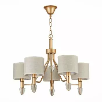 Подвесная люстра evoluce vilede sle107003-05 (evoluce) бежевый 460 см.
