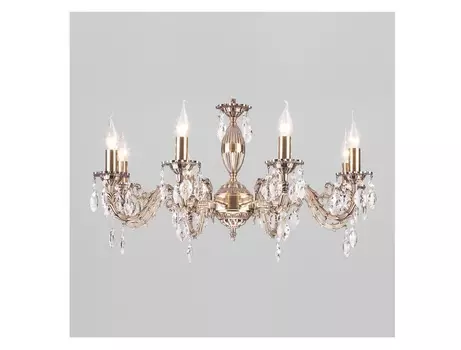 Подвесная люстра favola (eurosvet) прозрачный 83 см.