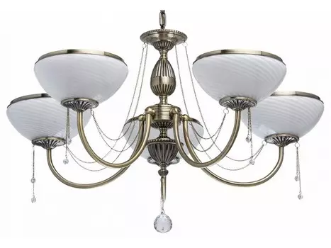 Подвесная люстра фелиция (mw-light) белый 86 см.