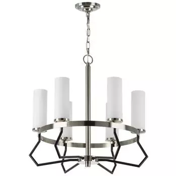 Подвесная люстра flume (lightstar) белый 65 см.