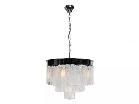 Подвесная люстра fun (ilamp) серебристый 60 см.