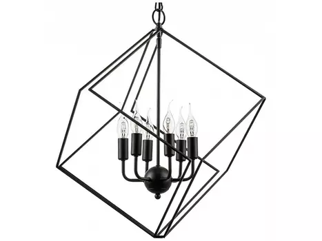 Подвесная люстра gabbia (lightstar) черный 53x148x53 см.
