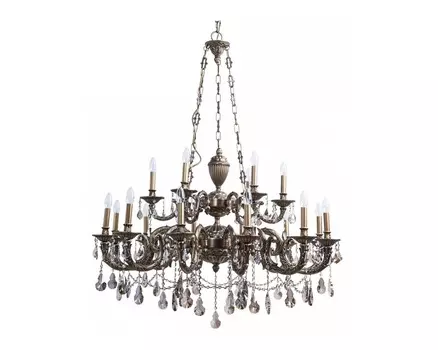 Подвесная люстра габриэль (chiaro) бронзовый 260 см.