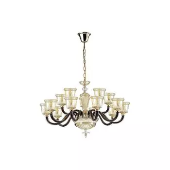 Подвесная люстра giovanni (odeon light) золотой 159 см.