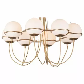 Подвесная люстра globo (lightstar) золотой 180 см.