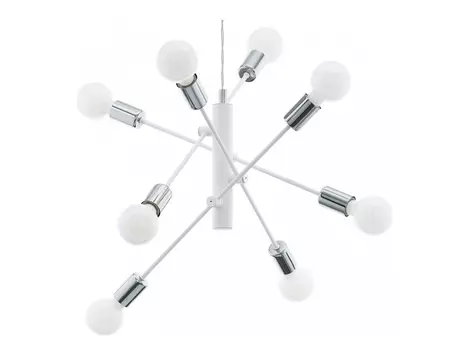 Подвесная люстра gradoli (eglo) белый 110 см.
