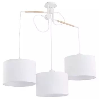 Подвесная люстра hila (alfa) белый 65 см.