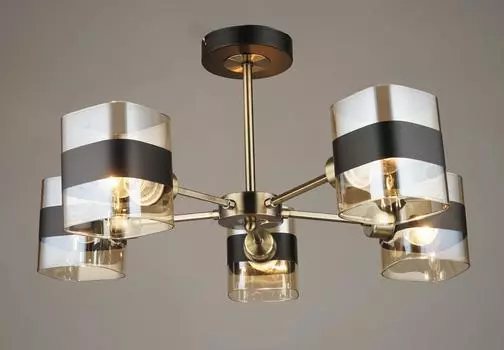 Подвесная люстра hiper aella h212-5 (hiper) черный 280 см.