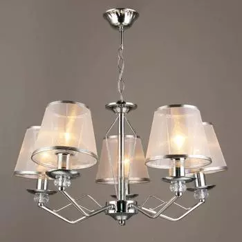 Подвесная люстра hiper amelia h027-5 (hiper) белый 490 см.