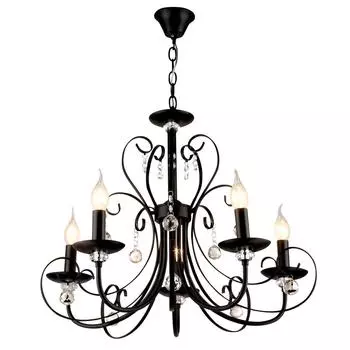 Подвесная люстра hiper fleur h105-5 (hiper) черный 680 см.