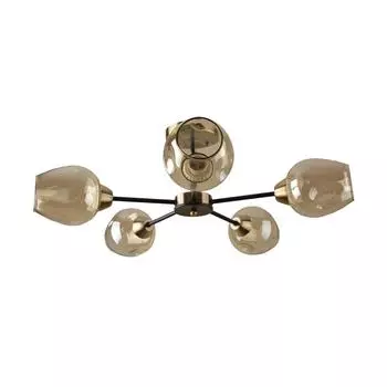 Подвесная люстра hiper louise h191-5 (hiper) бронзовый 230 см.