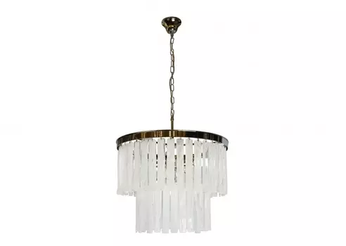 Подвесная люстра ice (ilamp) серебристый 52 см.