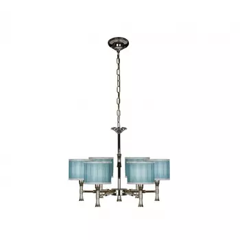 Подвесная люстра ilamp arcadia (ilamp) голубой 55 см.