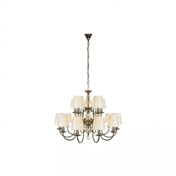 Подвесная люстра ilamp armonia (ilamp) серебристый 80 см.