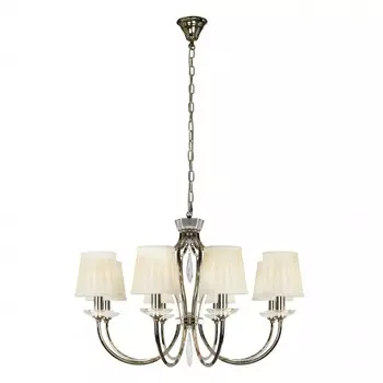 Подвесная люстра ilamp charm (ilamp) серебристый 65 см.