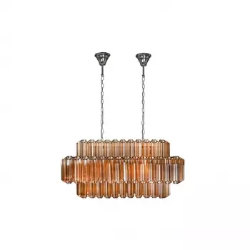 Подвесная люстра ilamp destiny (ilamp) золотой