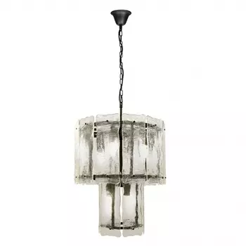 Подвесная люстра ilamp frozen (ilamp) черный 80 см.