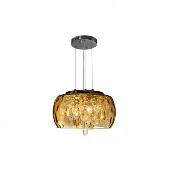 Подвесная люстра ilamp liberty (ilamp) серебристый 35 см.