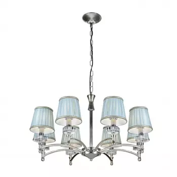 Подвесная люстра ilamp olivia (ilamp) голубой 60 см.