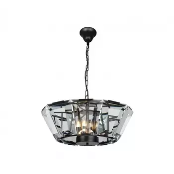 Подвесная люстра ilamp panorama (ilamp) черный 45 см.