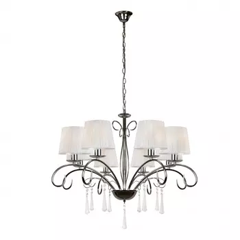 Подвесная люстра ilamp perfection (ilamp) серебристый 82 см.