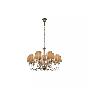 Подвесная люстра ilamp rolling (ilamp) коричневый 57 см.