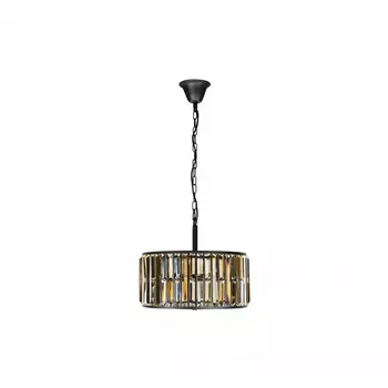 Подвесная люстра ilamp royal (ilamp) черный 42 см.