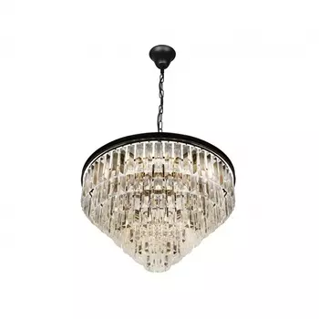 Подвесная люстра ilamp triumph (ilamp) черный 50 см.