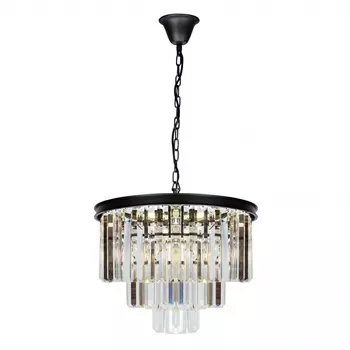 Подвесная люстра ilamp triumph (ilamp) черный 50 см.