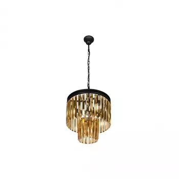Подвесная люстра ilamp triumph (ilamp) черный 56 см.