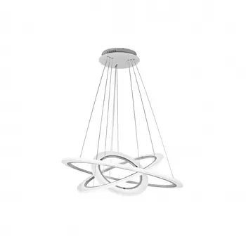 Подвесная люстра iledex gravity (iledex) белый 25 см.