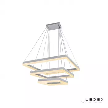 Подвесная люстра iledex twins (iledex) белый 80x135x80 см.