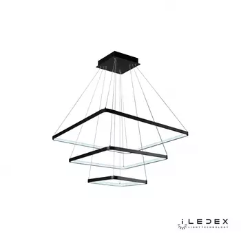 Подвесная люстра iledex venus (iledex) черный 70x100x70 см.