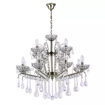 Подвесная люстра илма (wedo light) серебристый 68 см.