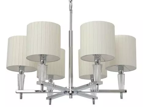 Подвесная люстра инесса (chiaro) белый 167 см.