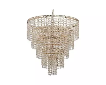 Подвесная люстра изабелла (demarkt) золотой 90 см.