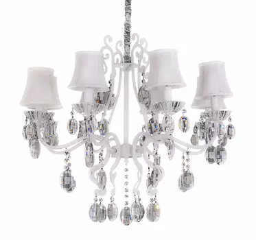 Подвесная люстра karma (mak-interior) белый 75 см.