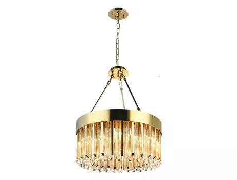 Подвесная люстра карре (lumien hall) прозрачный 35 см.