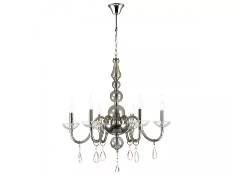 Подвесная люстра kepria (odeon light) серебристый 155 см.