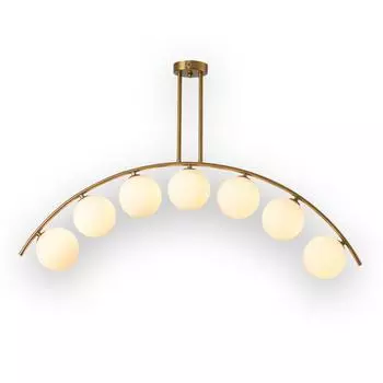 Подвесная люстра kink light амер 09416-7,20 (kink light) белый 1020x600 см.