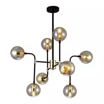 Подвесная люстра kink light дениа 07635-8,19 (kink light) серый 880 см.