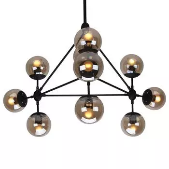 Подвесная люстра kink light моди 07535-10,19 (kink light) золотой 1200 см.