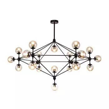 Подвесная люстра kink light моди 07535-21,19 (kink light) серый 1700x1200 см.