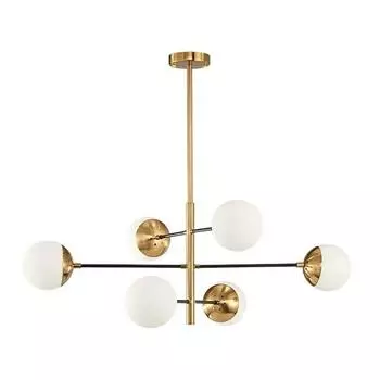 Подвесная люстра kink light навия 07636-6,20 (kink light) белый 920 см.