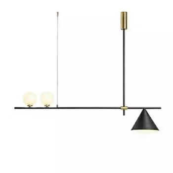 Подвесная люстра kink light пулл 07620-2+1,19 (kink light) черный 1080x700 см.