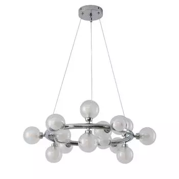 Подвесная люстра kink light сида 09409-15,02 (kink light) серебристый 1200 см.