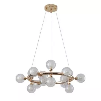 Подвесная люстра kink light сида 09409-15,33 (kink light) золотой 1200 см.