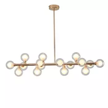 Подвесная люстра kink light сида 09409-16,33 (kink light) золотой 900x700 см.